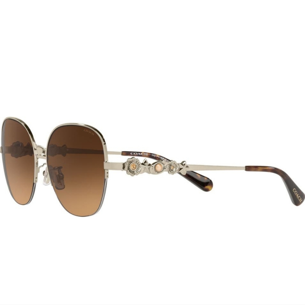 Coach HC7118B Brown Sunglasses - Picture 2 of 11
